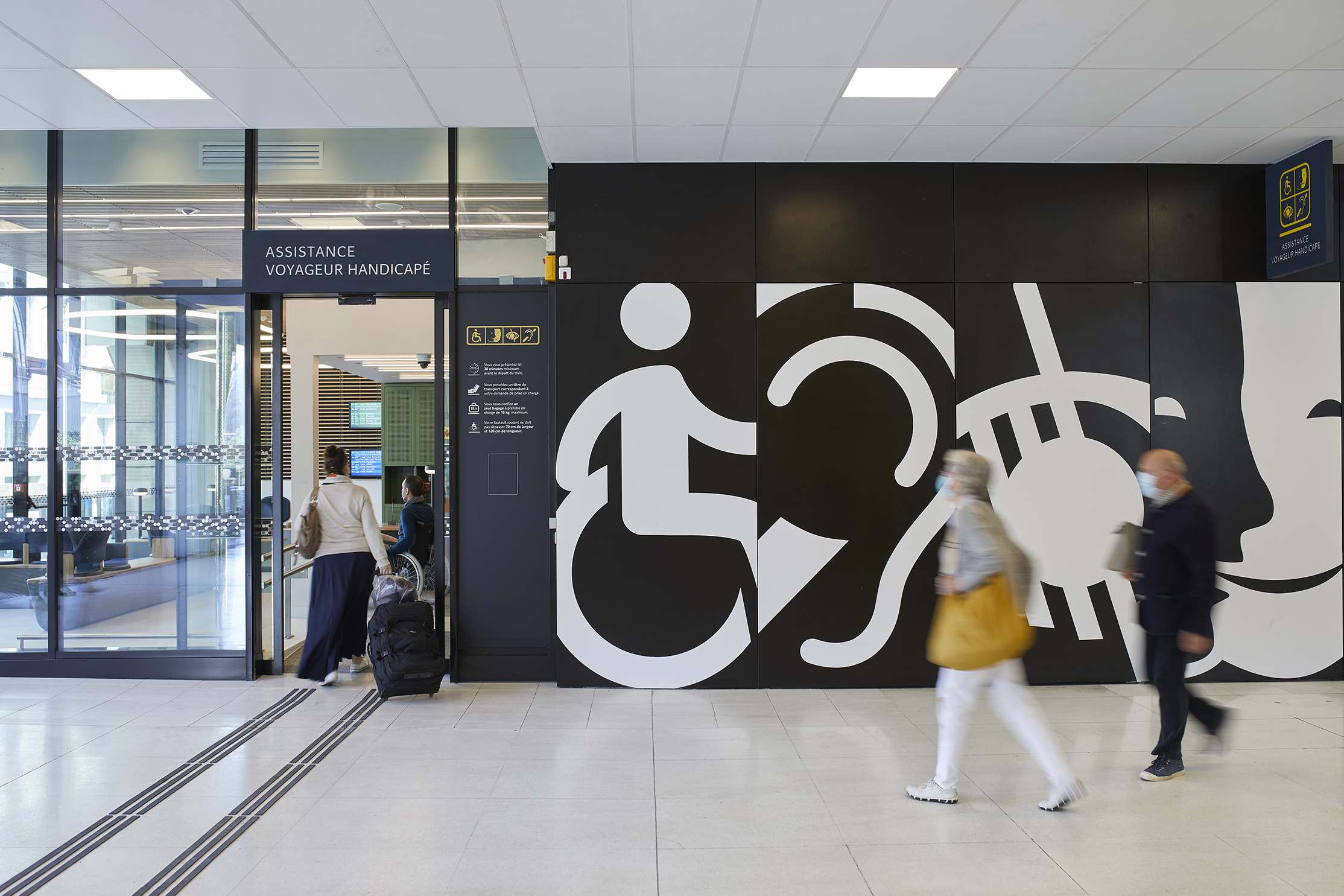Espace d'accueil voyageur handicapé
