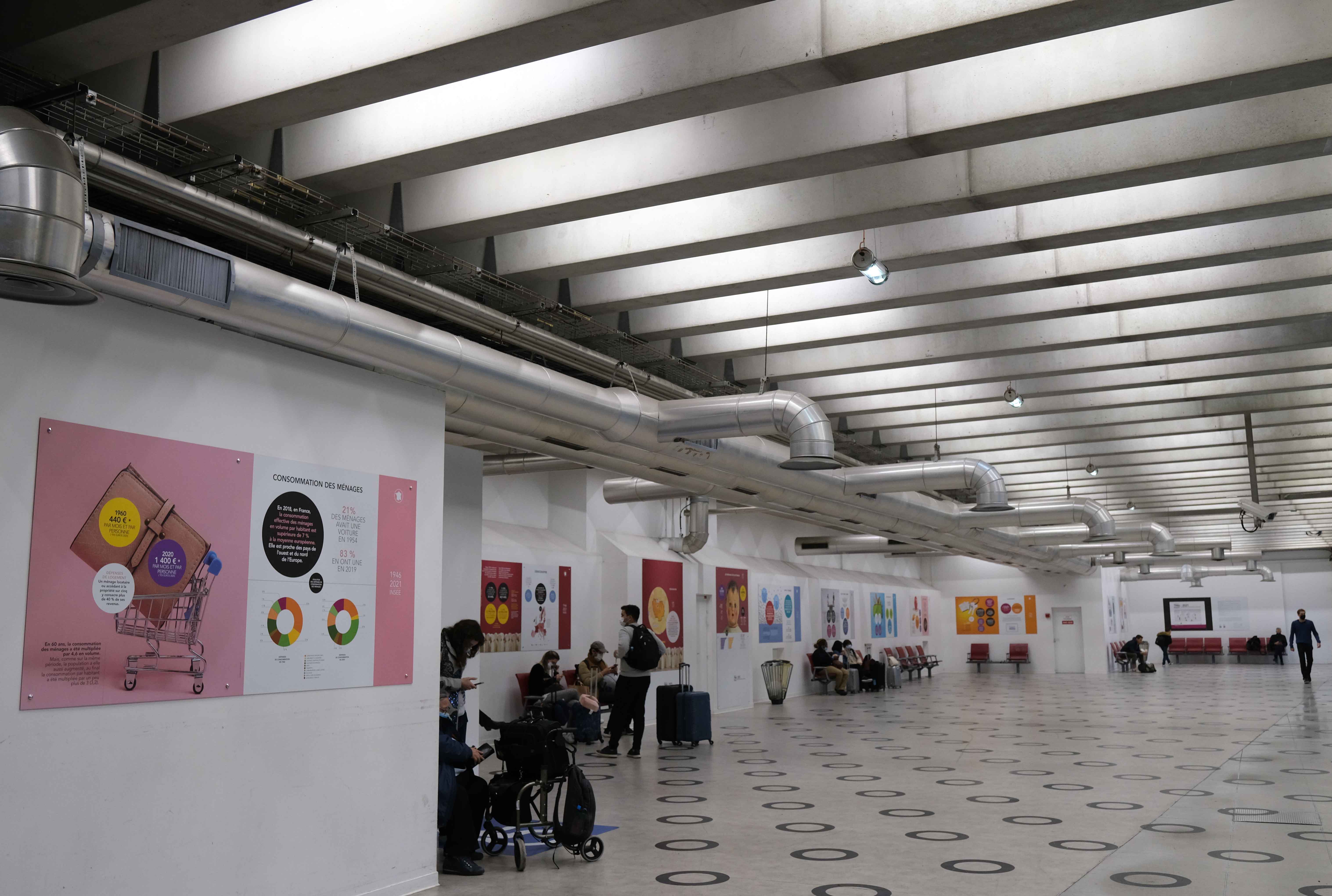 Photo de l'expo des 75 ans de l'INSEE à Paris Montparnasse