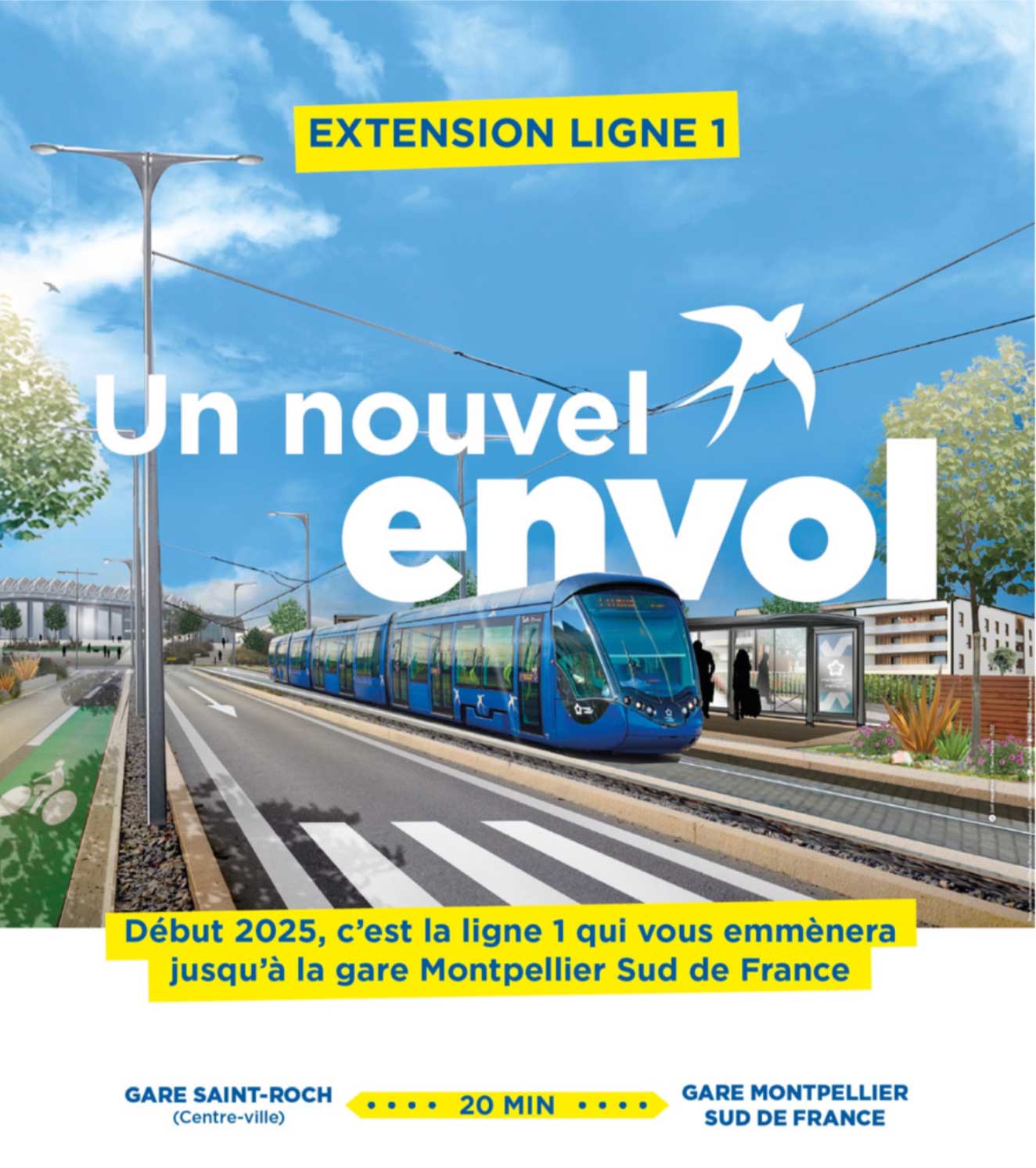 Plan d'extension L1 Tram