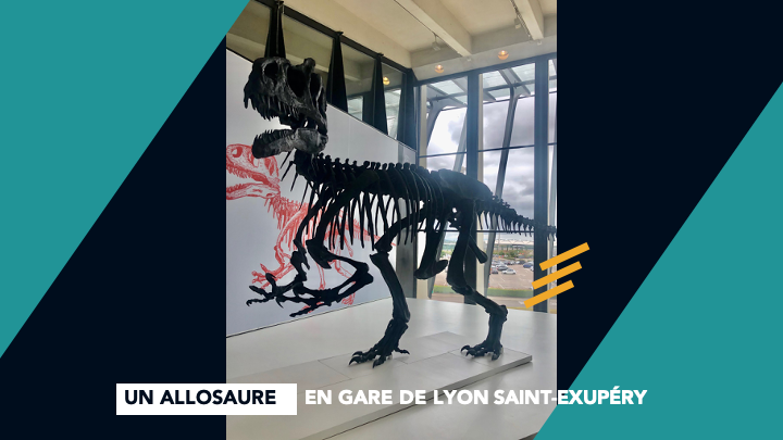 Allosaure en Lyon Saint-Exupéry