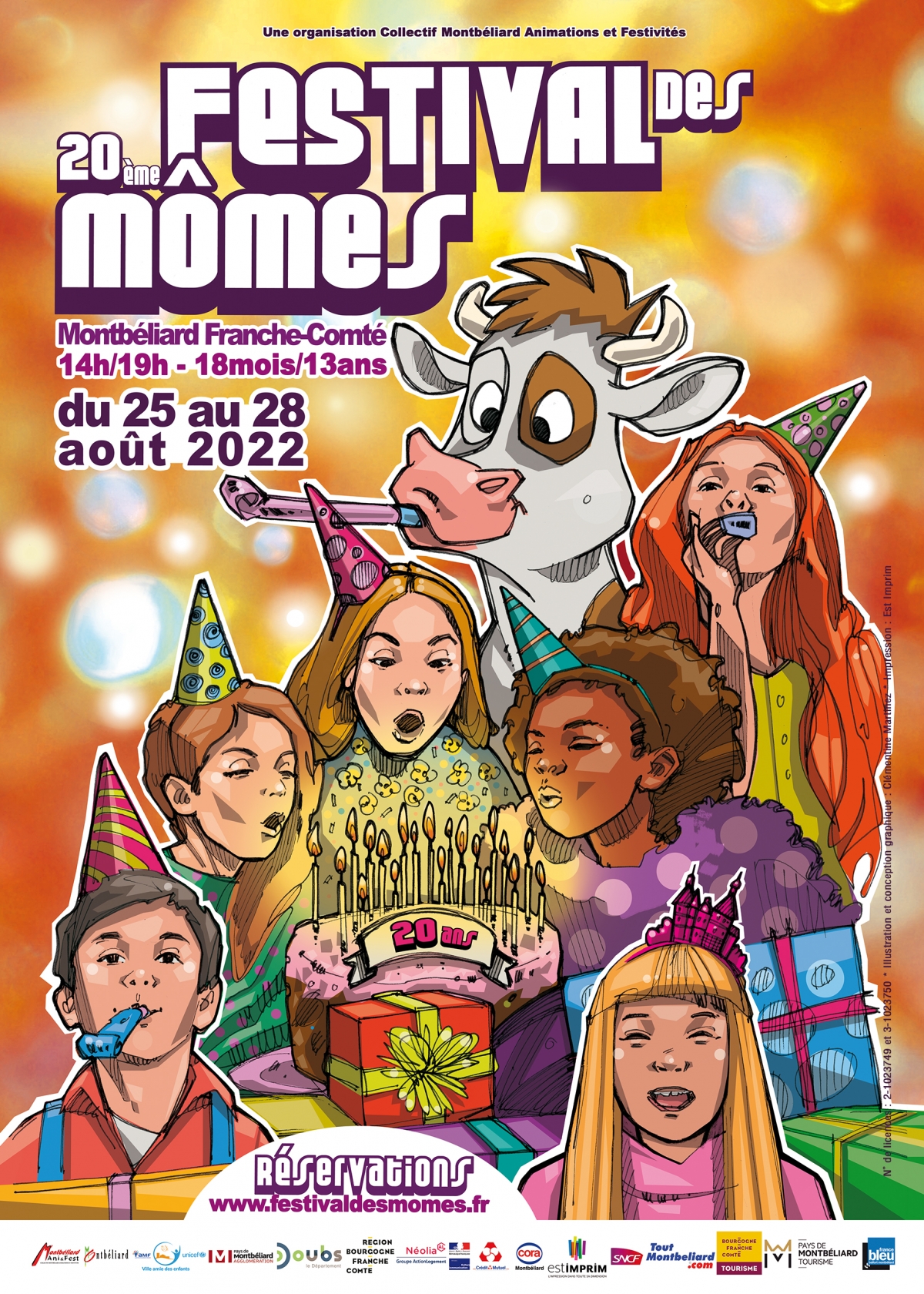 Affiche Festival des mômes 2022