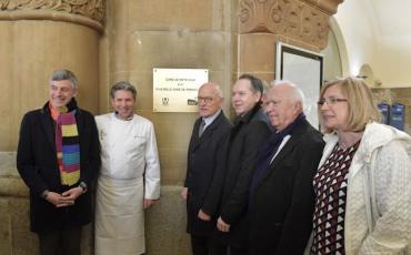 Inauguration de la plaque "Metz élue plus belle gare de France 2017"
