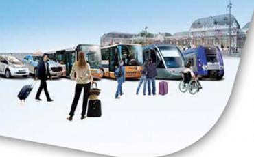 Ville sous la neige