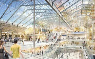 Intérieur dessin gare du Nord