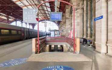 Quai gare de Strasbourg