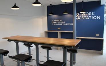 Espace dans la gare de Chelles-Gournay