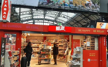 Relay en Gare de l'Est prés des voies 25 - 26