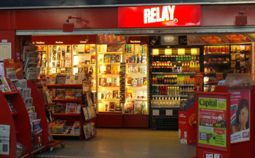 Magasin Relay en Gare de l'Est situé face aux voies 5 -6