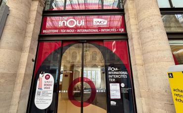 Espace de vente en gare de l'Est 