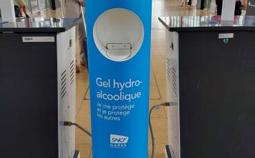 Distributeurs de gel hydroalcoolique