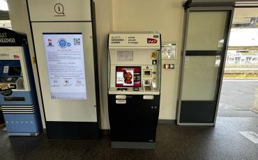 Borne libre service