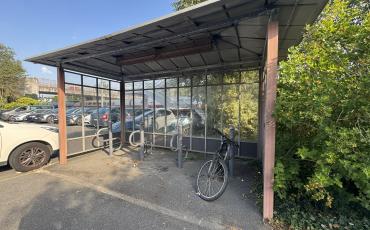 Arceaux vélos couvert