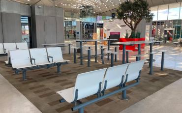 Espace d'attente confortable