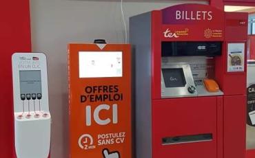 HUCLINK la borne interactive d'emploi sans CV est en gare de Narbonne. Postulez en 2mm ou déposez une annonce ! HUCLINK la borne interactive d'emploi sans CV est en gare de Narbonne. Postulez en 2mm ou déposez une annonce !