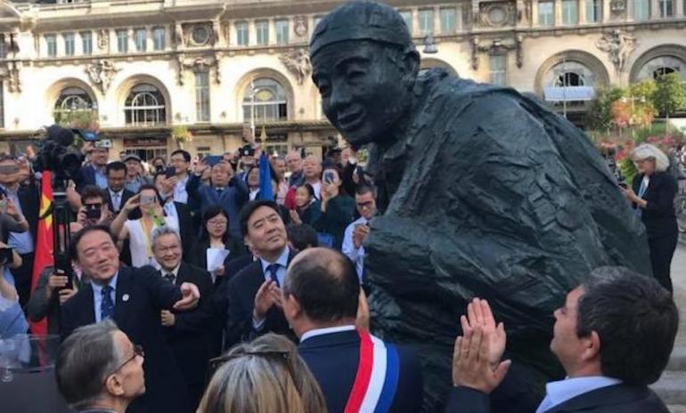 Inauguration de la sculpture de l'artiste Li Xiaochao | Gares & Connexions