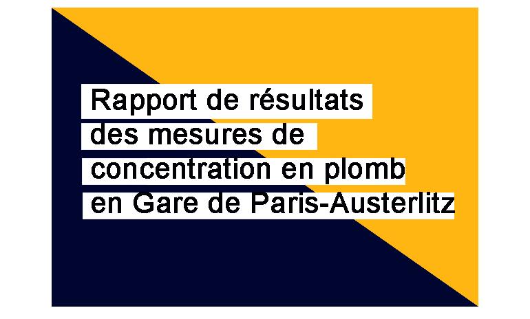 Rapport Concentration Plomb