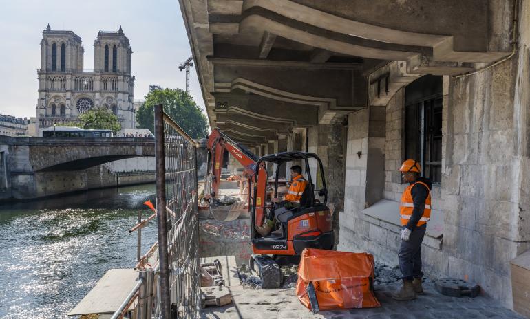 La gare de Saint-Michel Notre-Dame sera complètement rénovée pour l’été 2023.