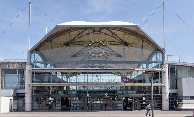 Devanture gare de Massy TGV