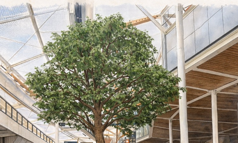 dessin arbre de Rennes