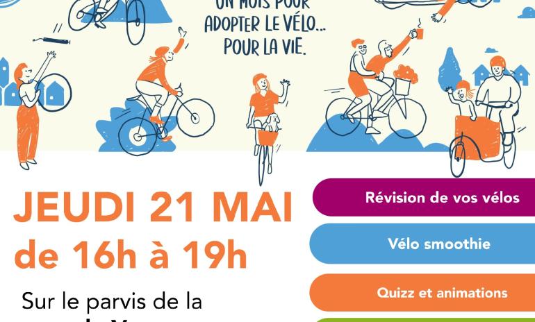 mai à vélo