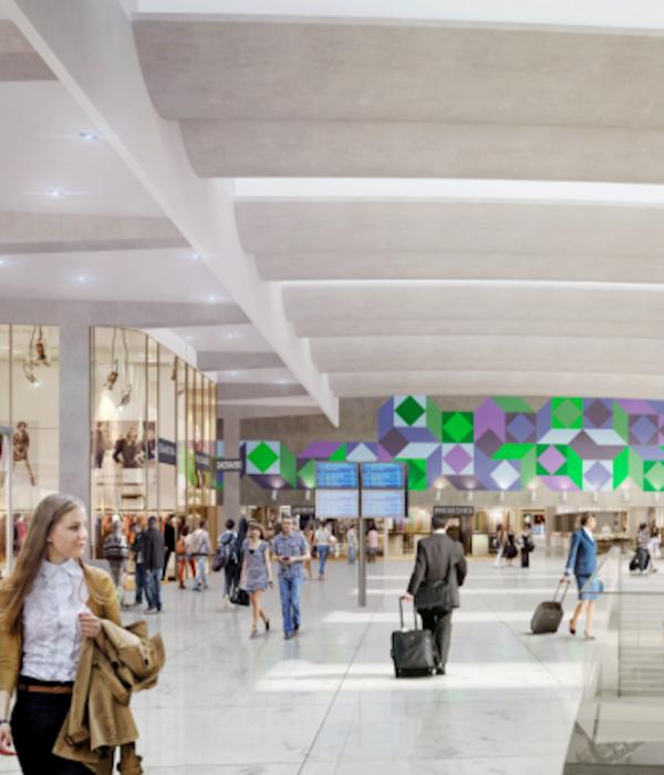 Intérieur de la gare de Paris-Montparnasse
