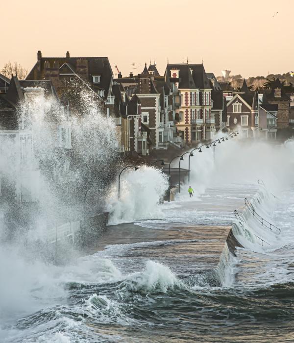 photographie de la mer à Saint-Malo