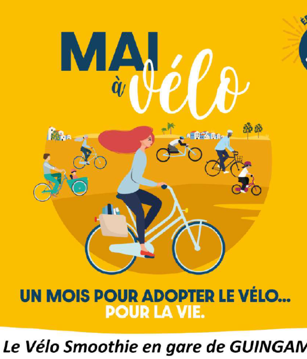 Mai à vélo : vélo smoothie wimoov