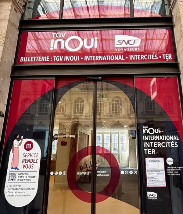 Espace de vente en gare de l'Est