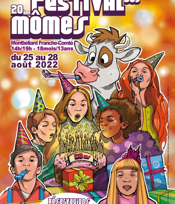 Affiche Festival des mômes 2022
