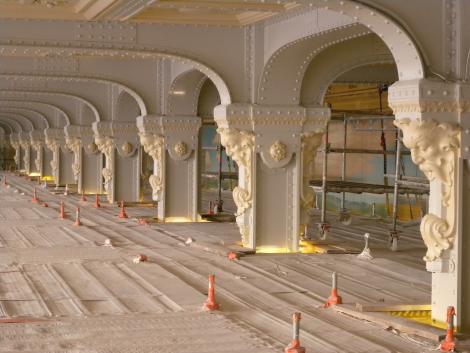 Chantier rénovation Galerie des Fresques