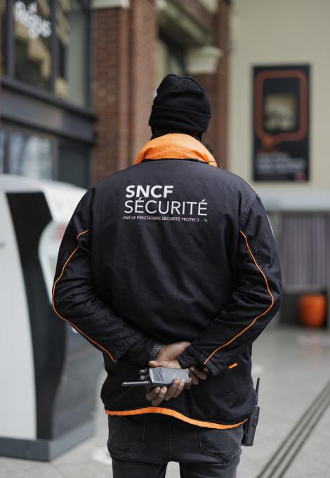 Agent SNCF Sécurité en gare